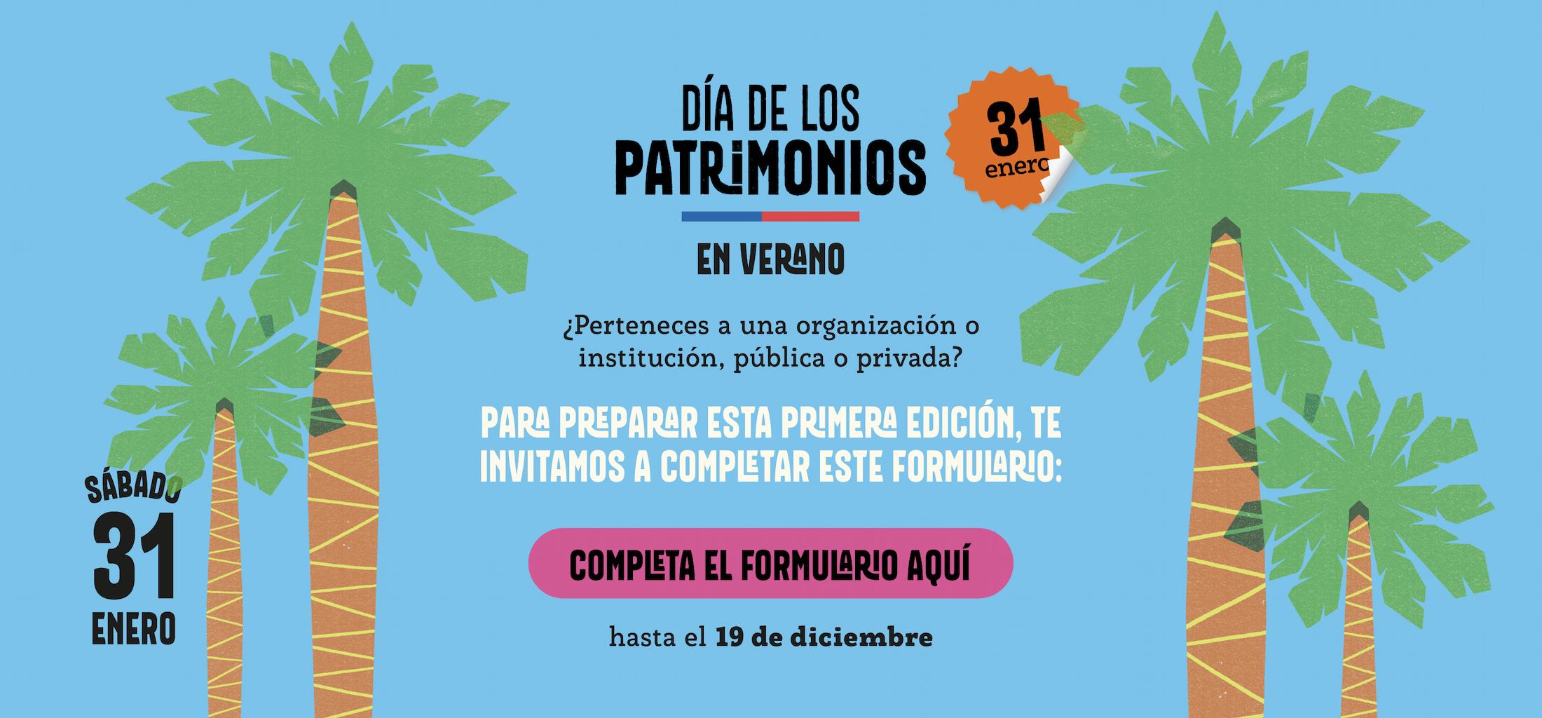 Día de los Patrimonios de Niñas, Niños y Adolescentes de verano se realizará el 31 de enero