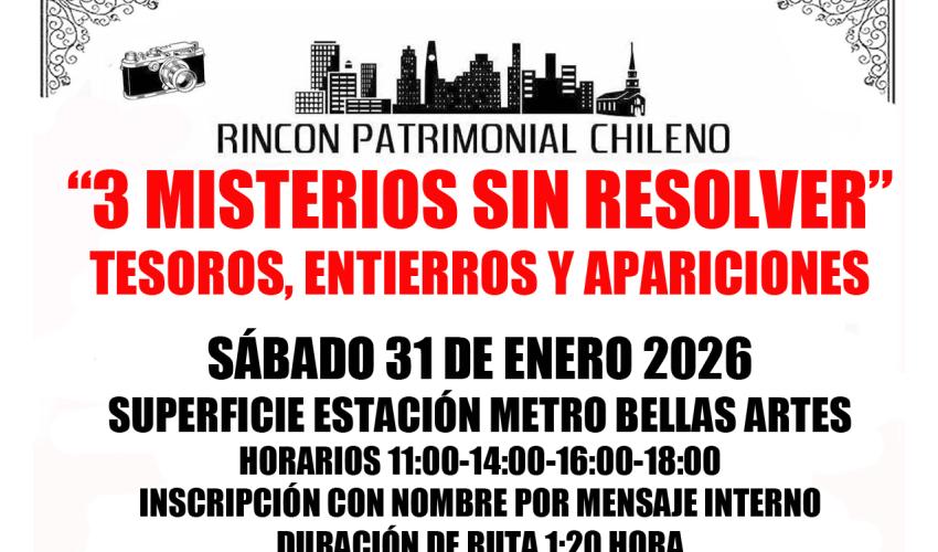 3 misterios sin resolver por Santiago de Chile
