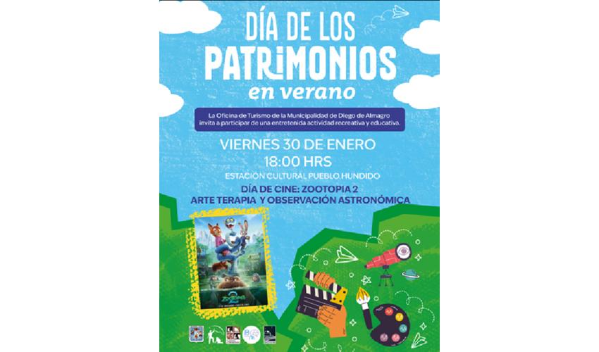 Día de los Patrimonios en verano en Diego de Almagro