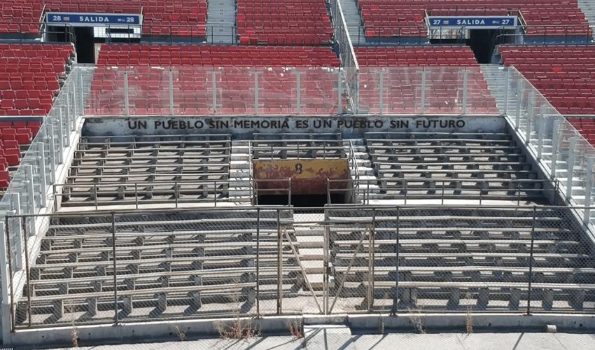 Graderías de la Dignidad del Estadio Nacional.