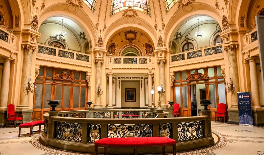 Vista del segundo piso del Palacio Regional