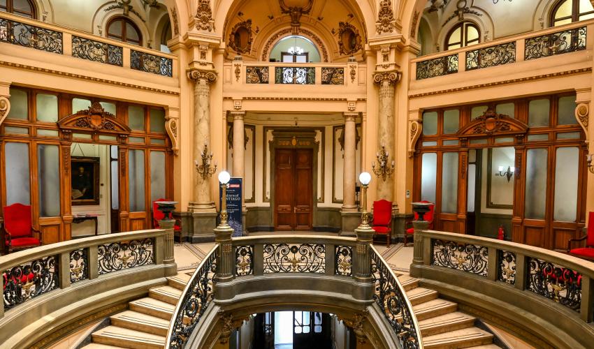 Vista del segundo piso del Palacio Regional