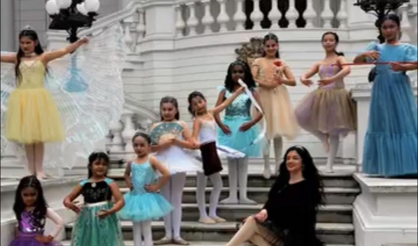 Ballet infantil "Danza y magia", dirigido por Paloma Valencia.