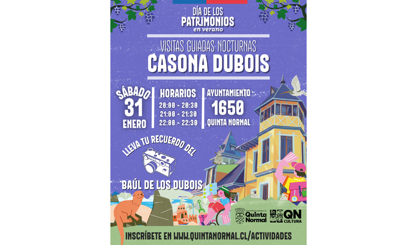 Visita guiada nocturna en Casona Dubois