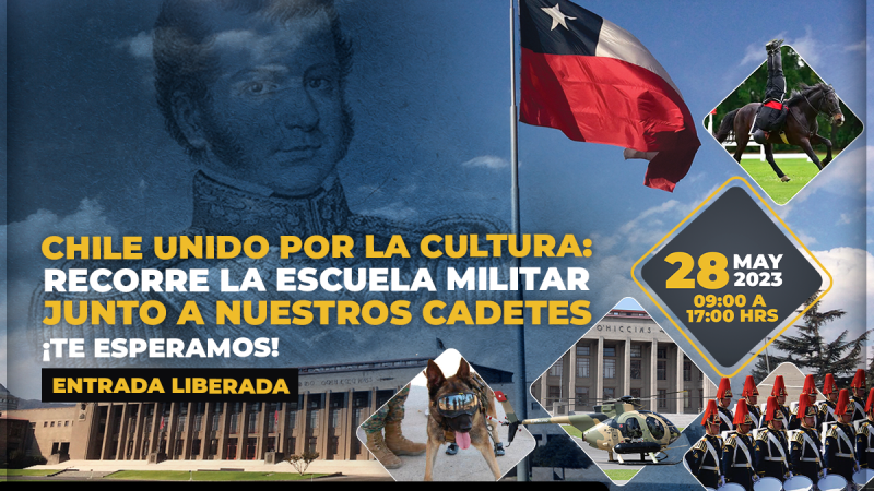 Chile unido por la cultura: Recorre la Escuela Militar junto a los guardianes de su patrimonio.