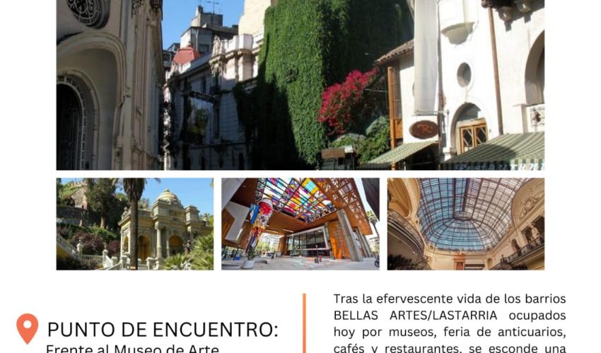 Recorrido Patrimonial por los Barrios Bellas Artes/Lastarria